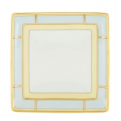 Ginori Diva Celeste Square Change Tray - 5.3"